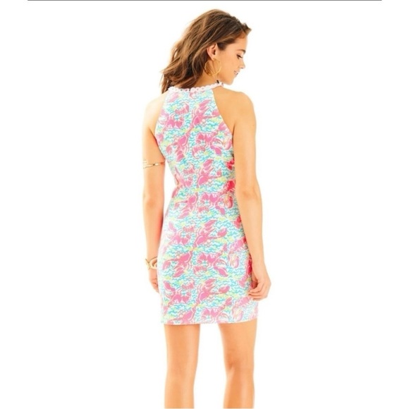 Lily Pulitzer | Pearl Shift Pop Up Lobstah Roll Dress size 2 - Picture 2 of 7